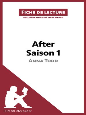 cover image of After d'Anna Todd--Saison 1 (Fiche de lecture)